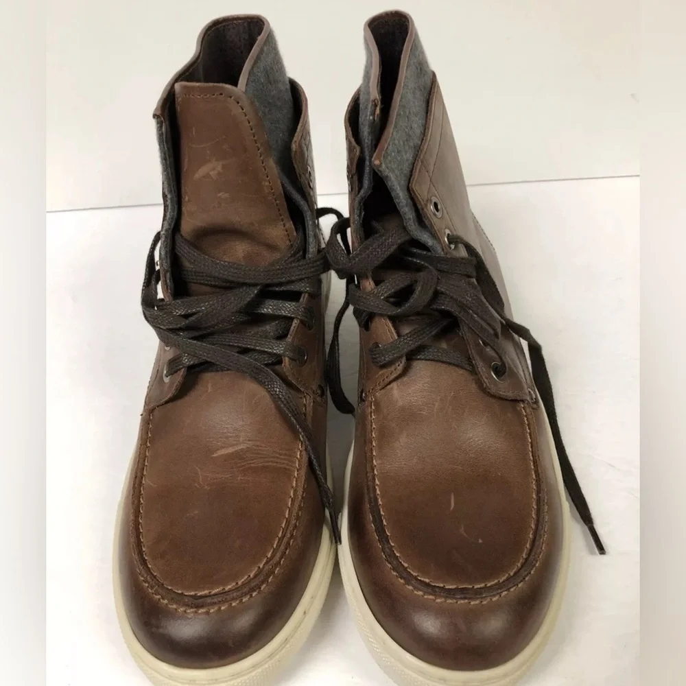 Robert Wayne Men's Dawson Chukka Boot Dark Brown Size 9 M